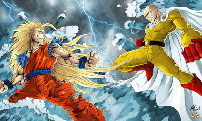 Goku vs Saitama.  Who Would Win?