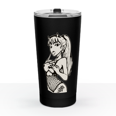 fishnet 02 Engraved Travel Mug