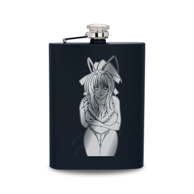 Tig Ole Biddies Engraved Hip Flask