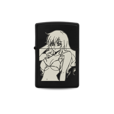 Hot Beach Girl Engraved Anime Lighter