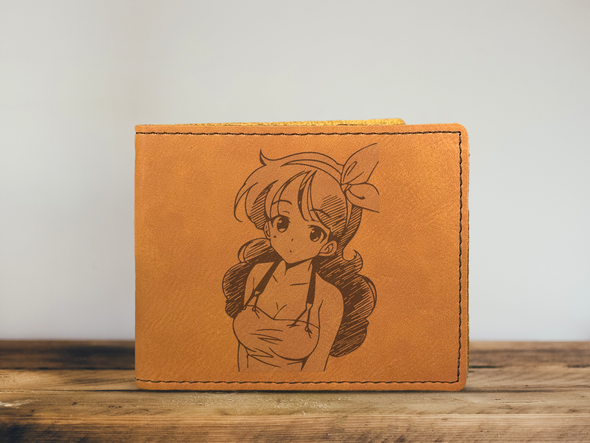 Bowtie Girl Leather Wallet