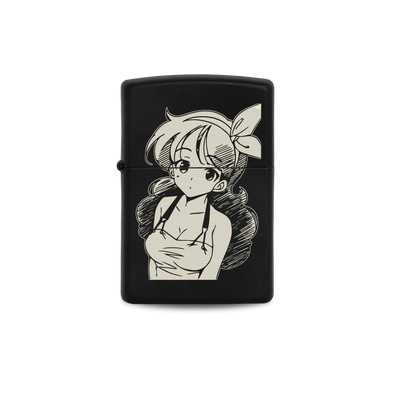 Bowtie Girl Engraved Anime Lighter