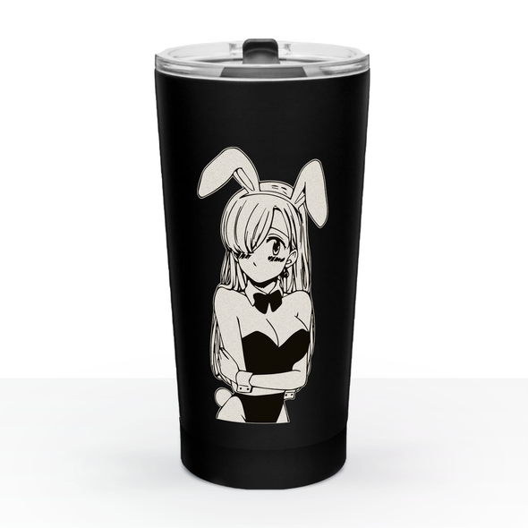 hot bunny girl  Engraved Travel Mug