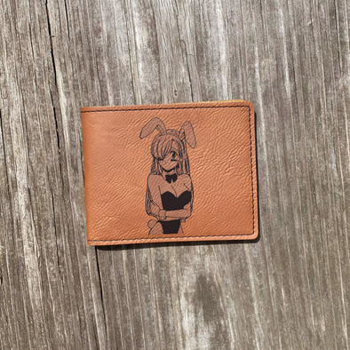 Hot Bunny Girl Leather Wallet