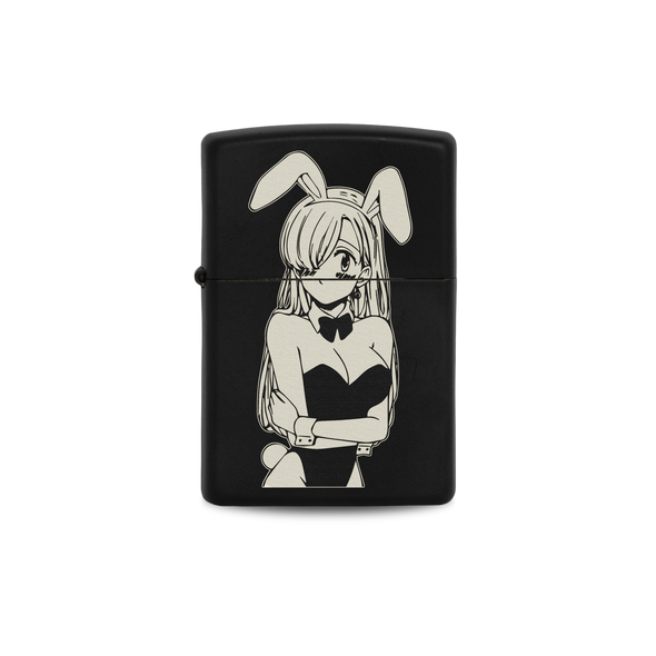 Hot Bunny Girl Engraved Anime Lighter