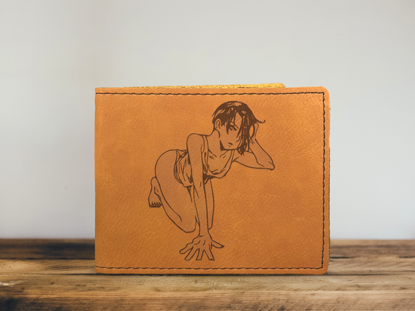 Crawling on the Floor Leather Wallet