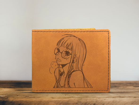 Glasses are a Target Leather Wallet
