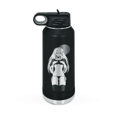 anime girl water bottle