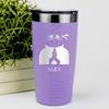Light Purple Anime Tumbler With Chi Charge Design