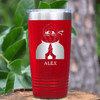 Red Anime Tumbler With Chi Charge Design