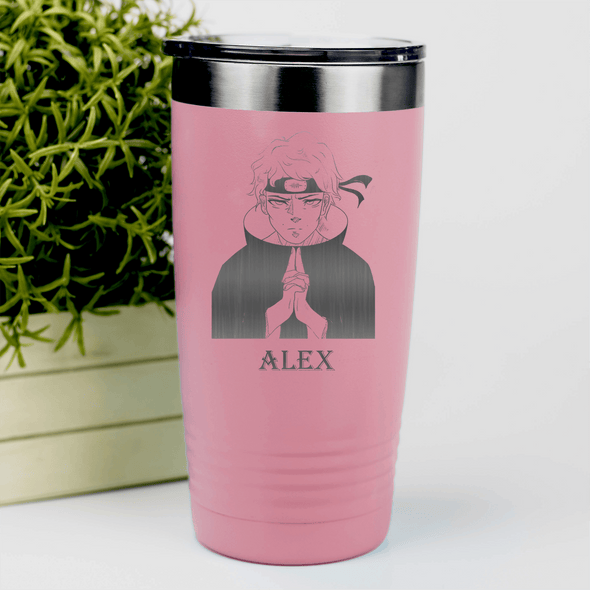 Salmon Anime Tumbler With Chi Charge Design