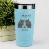 Teal Anime Tumbler With Chi Charge Design