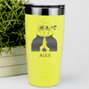 Yellow Anime Tumbler With Chi Charge Design
