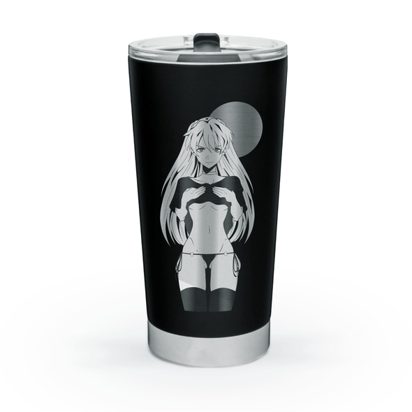 anime girl travel mug