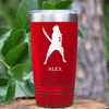Red Anime Tumbler With Come At Me Bro Design