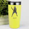 Yellow Anime Tumbler With Come At Me Bro Design