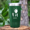Green Anime Tumbler With Fast As Lightening Design