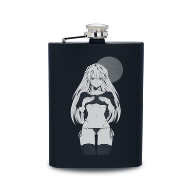 anime girl flask
