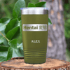 Military Green Anime Tumbler With Hentai For Me Design