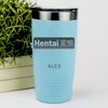 Teal Anime Tumbler With Hentai For Me Design