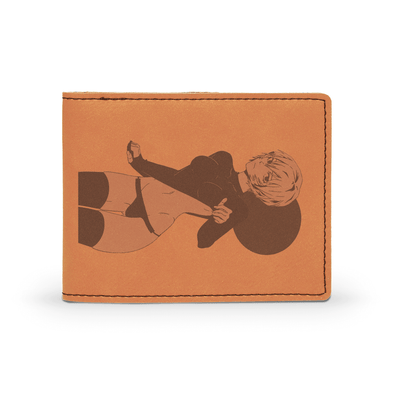 Engraved "Show Me Those Tibbies" Leather Wallet