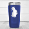 Blue Anime Tumbler With Looking Cool Design