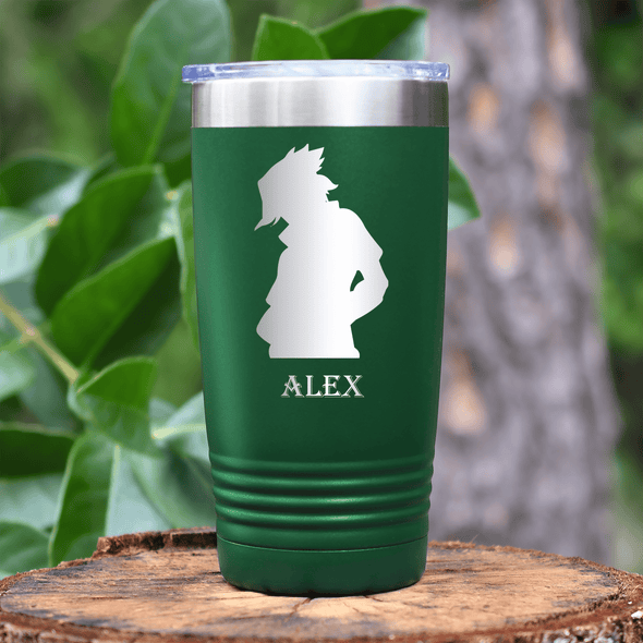 Green Anime Tumbler With Looking Cool Design