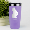 Light Purple Anime Tumbler With Looking Cool Design