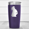Purple Anime Tumbler With Looking Cool Design
