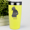 Yellow Anime Tumbler With Looking Cool Design