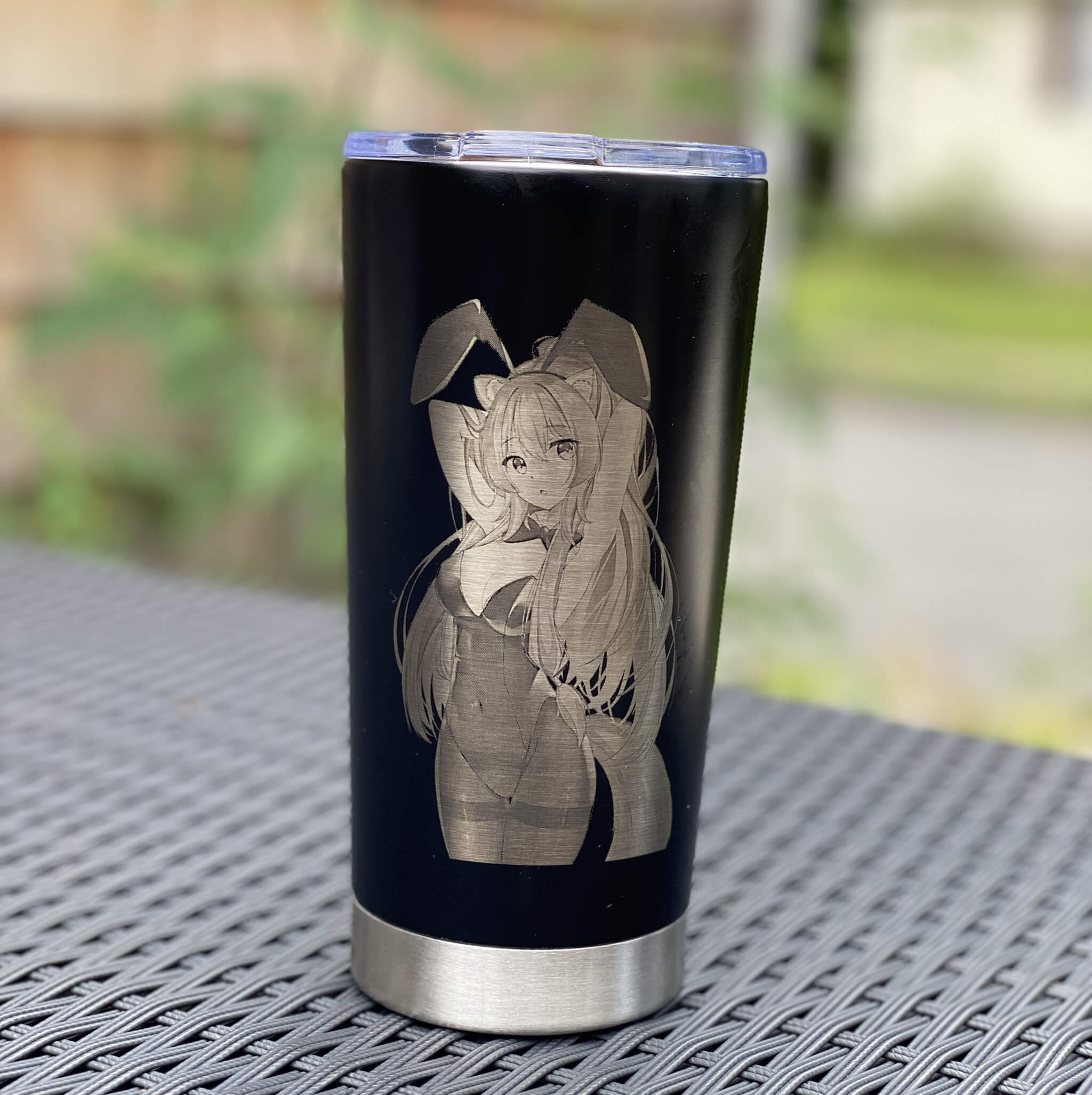 Anime Bunny Moon, Tumbler 20oz Luna Travel Mug, Kawaii Water Bottle, Travel  Gift for her, him, Custom, Stainless Steel, Anime Tumbler