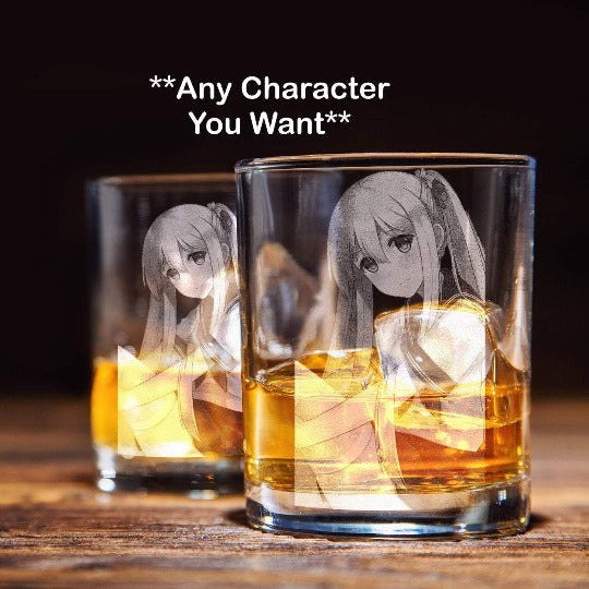 anime whiskey glass