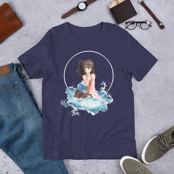 Splashing Anime Girl T-shirt