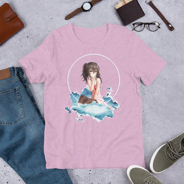 Splashing Anime Girl T-shirt