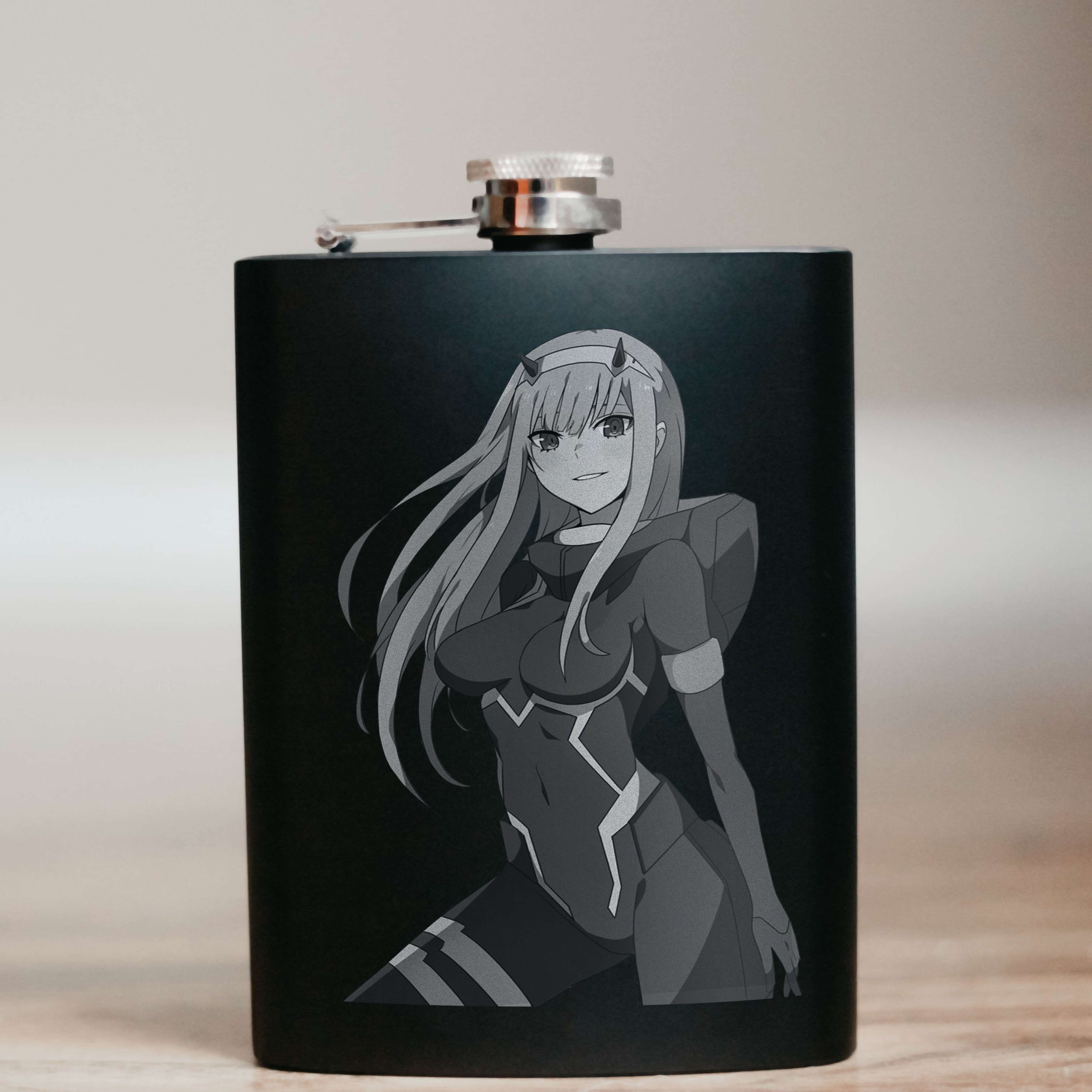 Laser Engraved Custom Anime Water Bottle 